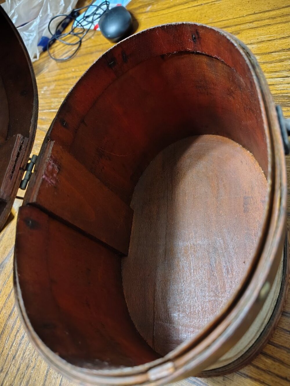 Wooden Box Trinket Storage Globe Map - Picture 8 of 15